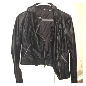 Kids Abercrombie leather jacket